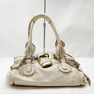 Chloe Cream/ white Paddington bag in amazing condition
